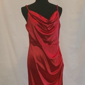 Formal red dress